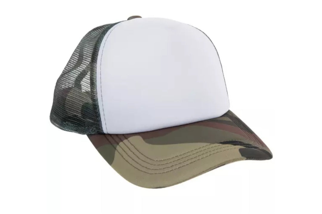 Camo trucker hat
