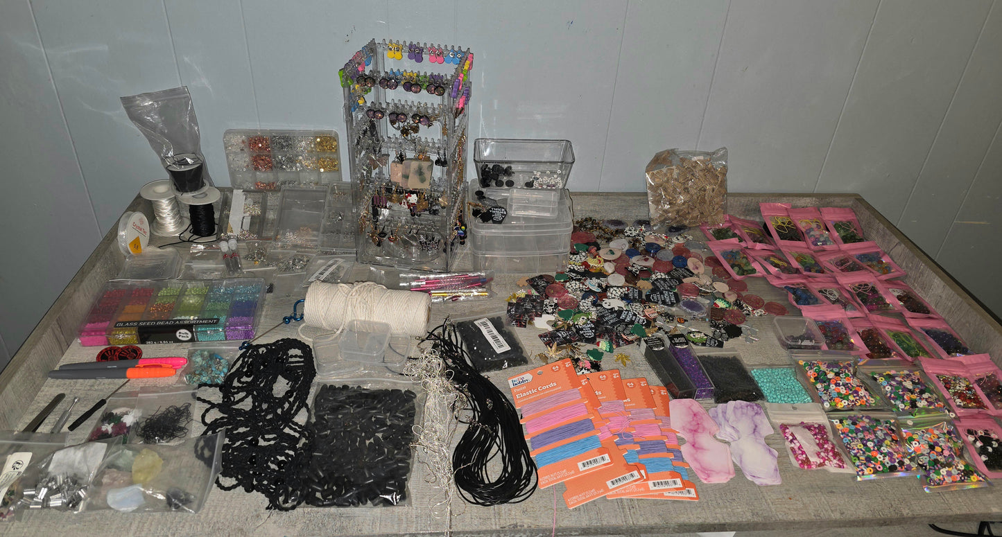 Huge Jewlery making and more starter kit bundle (one available)