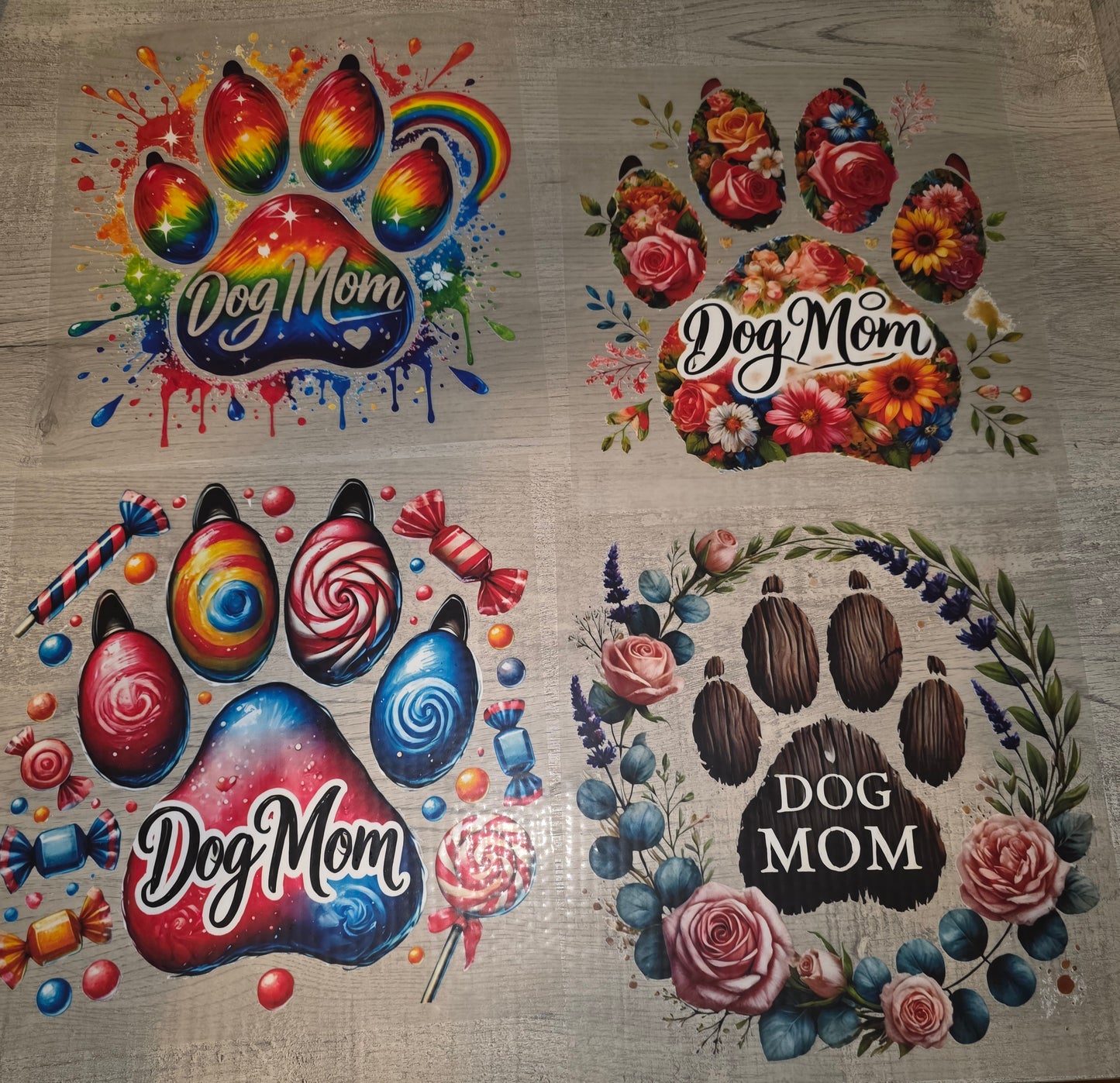 "Dog mom" DTF print bundle