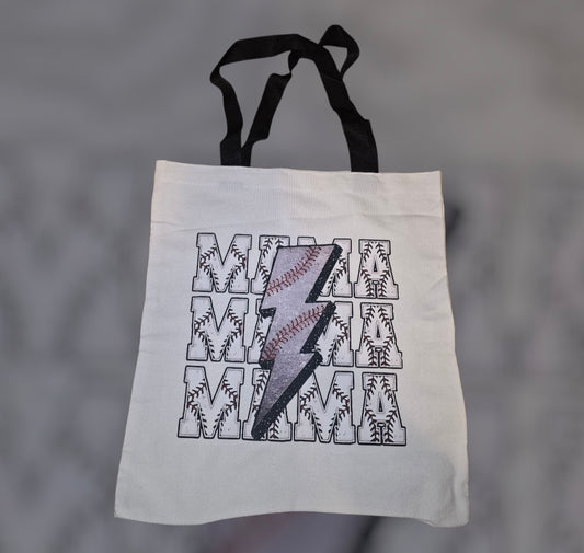 Baseball Mama tote bag