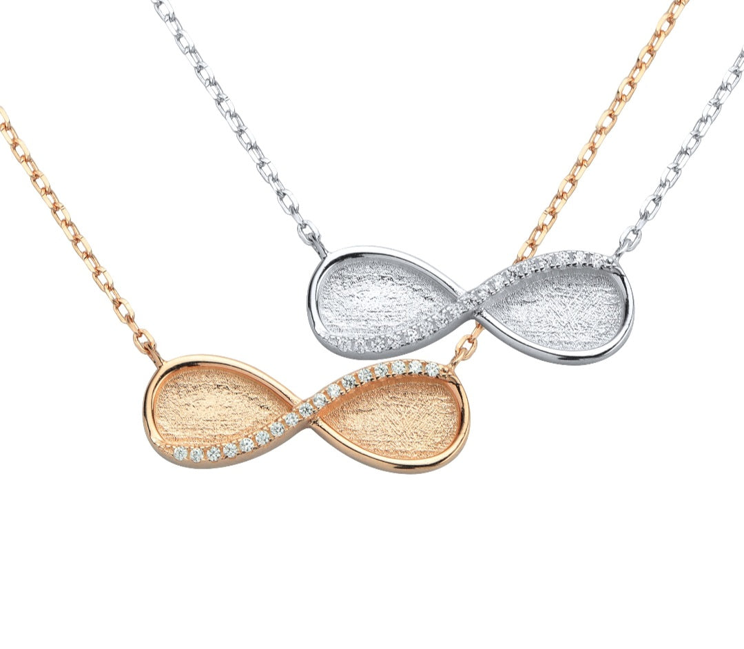"Infinity" Rhinestone necklace