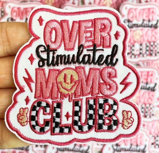 Over stimulated Moms club hat patch