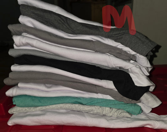 (15) Medium sized blank T-shirts bundle