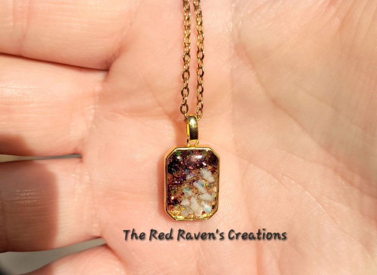 Rectangle Keepsake Necklace