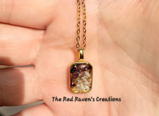 Rectangle Keepsake Necklace