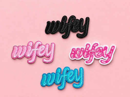 " Wifey" hat patch
