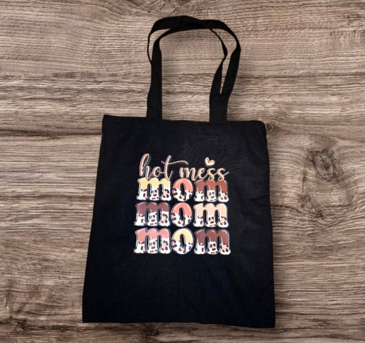 Hot Mess Mom tote bag